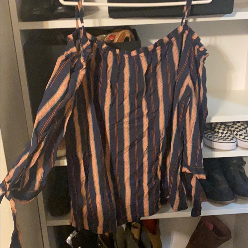 Over the shoulder blouse